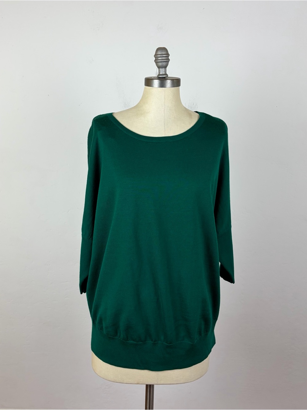 AKRIS Punto Emerald Green Wool Sweater